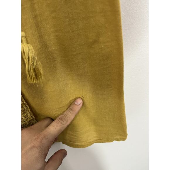 Bohemian Lace Peasant Top XL Cottagecore Hippie Festival Gypsy Ethereal Earthy - Picture 6 of 14